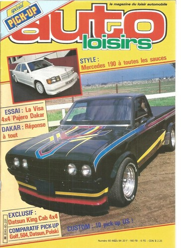 Auto loisirs pick up - loisirs, pick-up