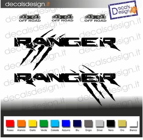 Kit adesivi per ford ranger - per,